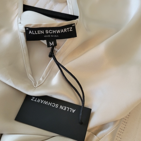 Allen Schwartz Drapey 100% Silk Top - Picture 12 of 13